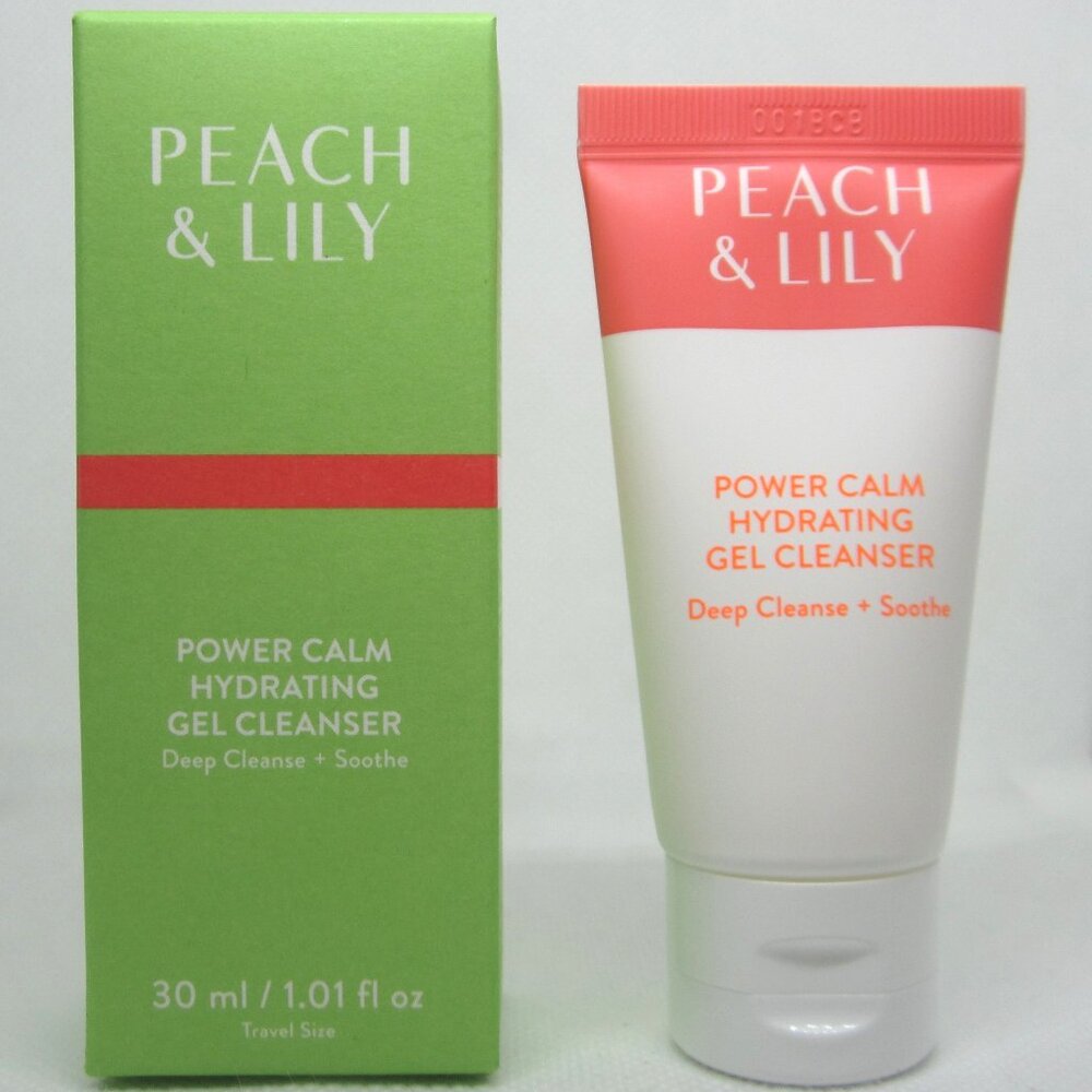 Peach & Lily Power Calm Hydrating Gel Cleanser travel mini 1.01 oz.